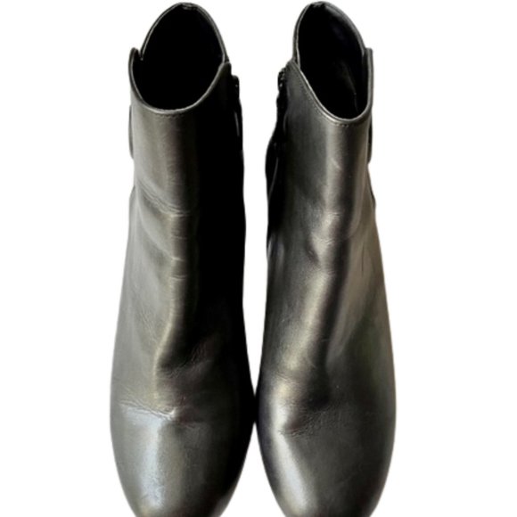 Cole Haan Bailey Black Ankle Block Heel Boots -  8.5B - Picture 3 of 12